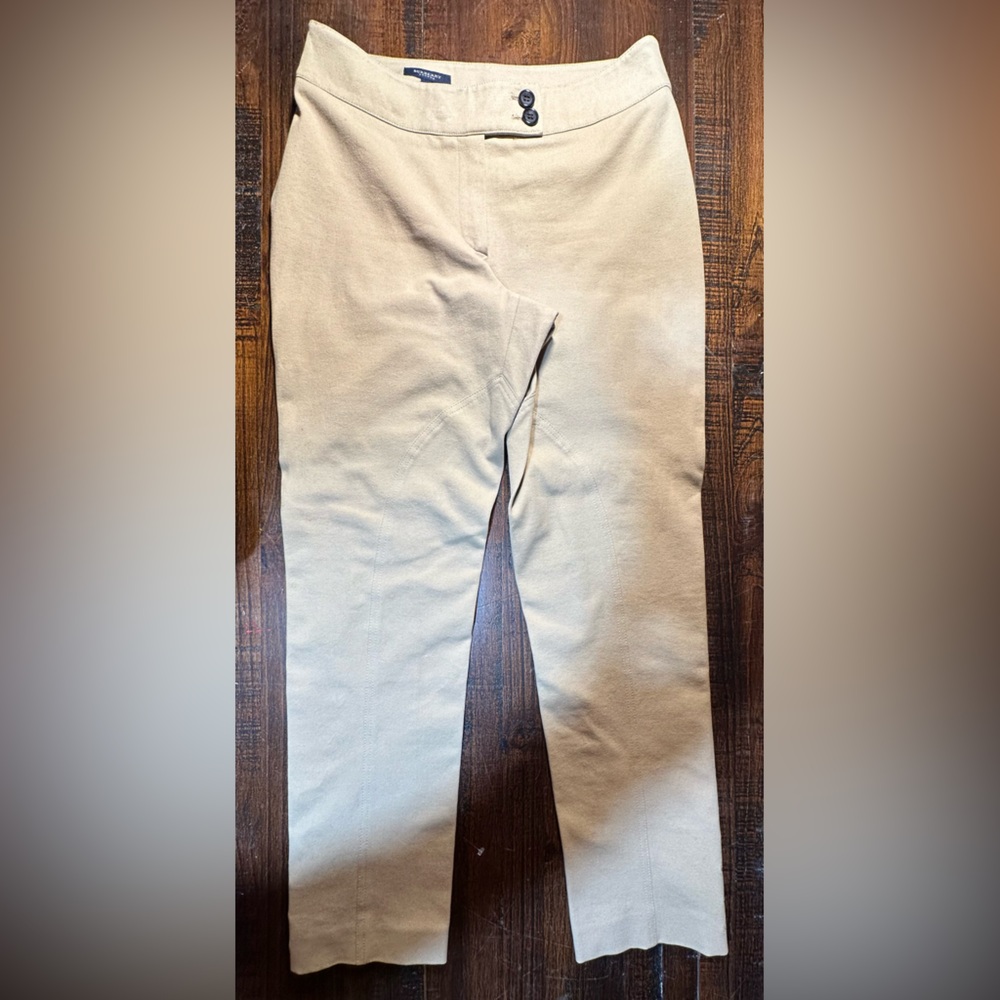 Burberry London Tailored Trousers - Made in France - Beige - UK 12